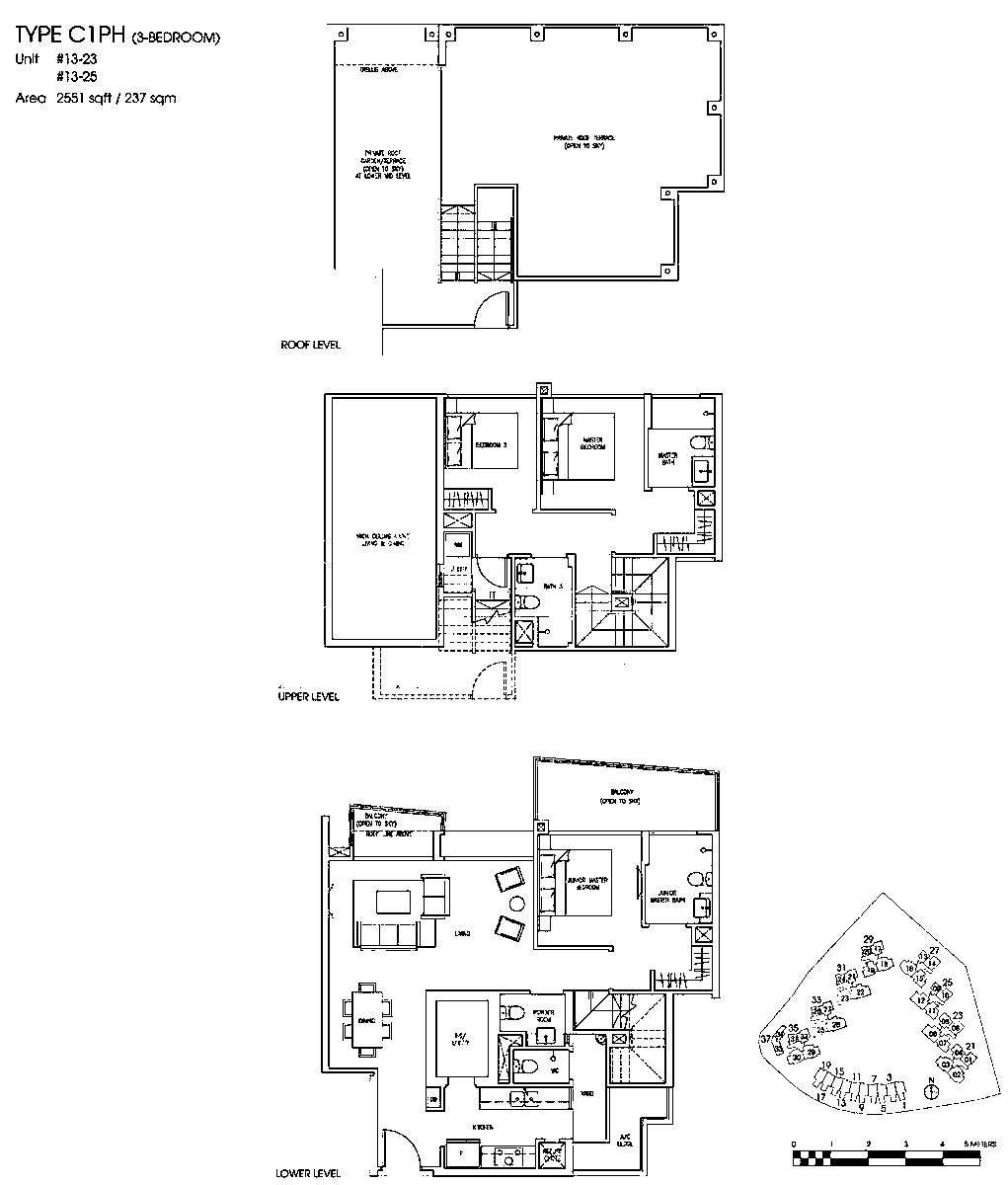 Condominium for Sale, Skies Miltonia Condominium For Sale, $2,360,000, 3 Bed 4 Bath 2,551 sqft $925.00 psf, SGD 2,360,000 | 99-year Leasehold