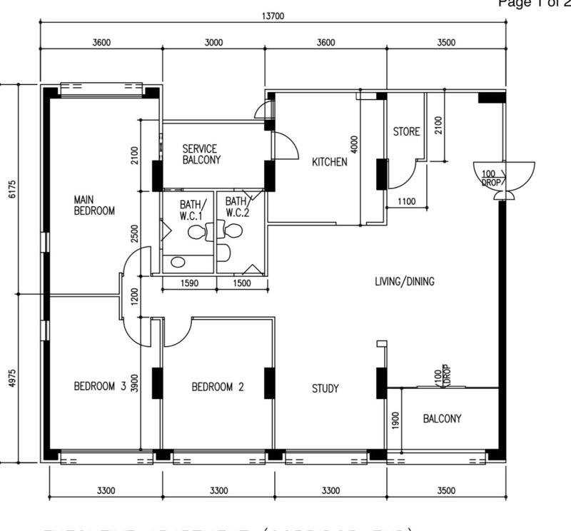 HDB Apartment for Sale, 519 Jelapang Road HDB Apartment For Sale, $818,888, 4 Bed 2 Bath 1,539 sqft $532.00 psf, SGD 818,888 | 99-year Leasehold