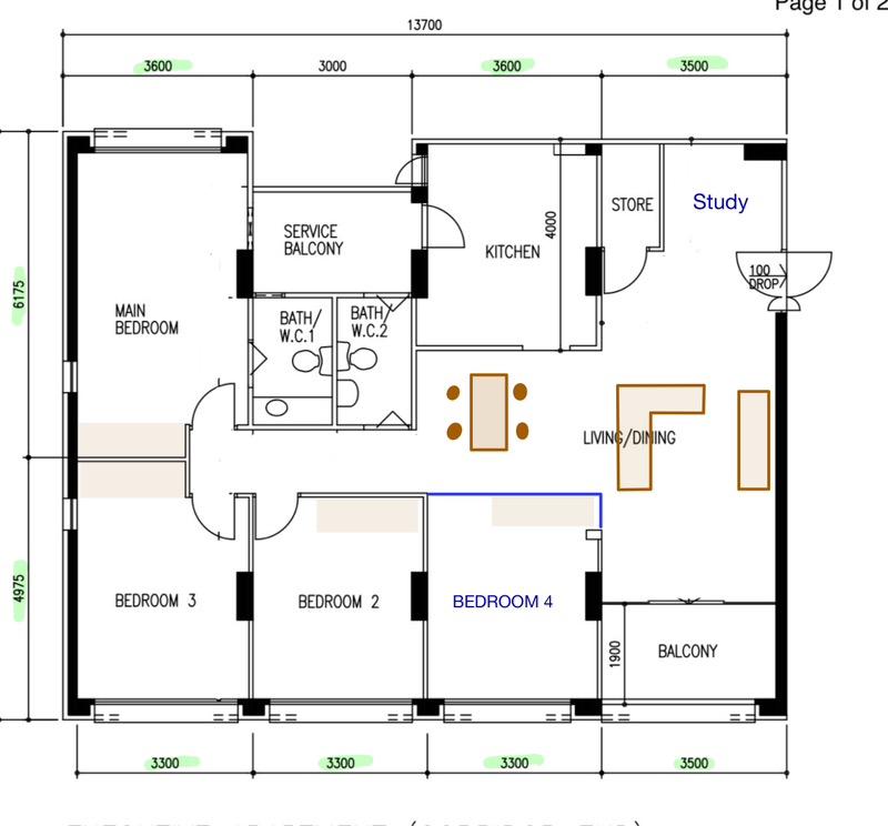 HDB Apartment for Sale, 519 Jelapang Road HDB Apartment For Sale, $818,888, 4 Bed 2 Bath 1,539 sqft $532.00 psf, SGD 818,888 | 99-year Leasehold