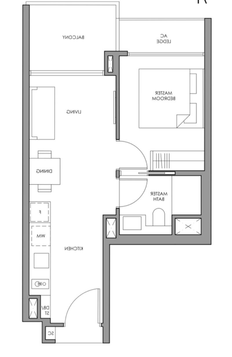 Condominium for Sale, Fourth Avenue Residences Condominium For Sale, $1,198,888, 1 Bed 1 Bath 484 sqft $2,477.00 psf, SGD 1,198,888 | 99-year Leasehold