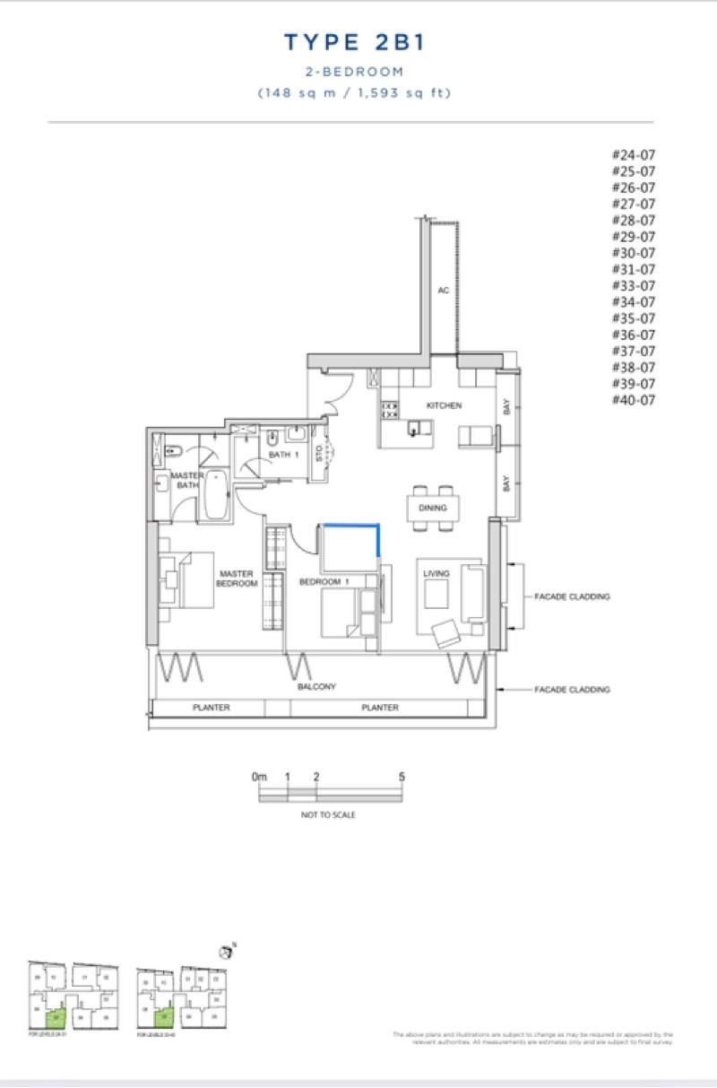 Condominium for Sale, South Beach Residences Condominium For Sale, $7,500,000, 2 Bed 2 Bath 1,593 sqft $4,708.00 psf, SGD 7,500,000