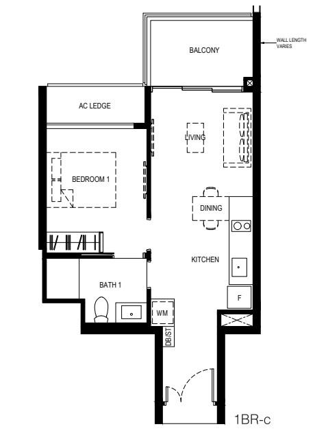 Condominium for Sale, Normanton Park Condominium For Sale, $1,160,000, 1 Bed 1 Bath 517 sqft $2,244.00 psf, SGD 1,160,000