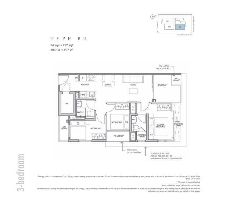 Condominium for Sale, The Addition Condominium For Sale, $1,780,000, 3 Bed 2 Bath 797 sqft $2,233.00 psf, SGD 1,780,000 | Freehold