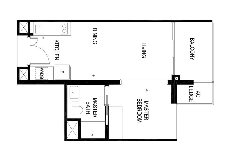 Condominium for Sale, Verdale Condominium For Sale, $950,000, 1 Bed 1 Bath 463 sqft $2,052.00 psf, SGD 950,000