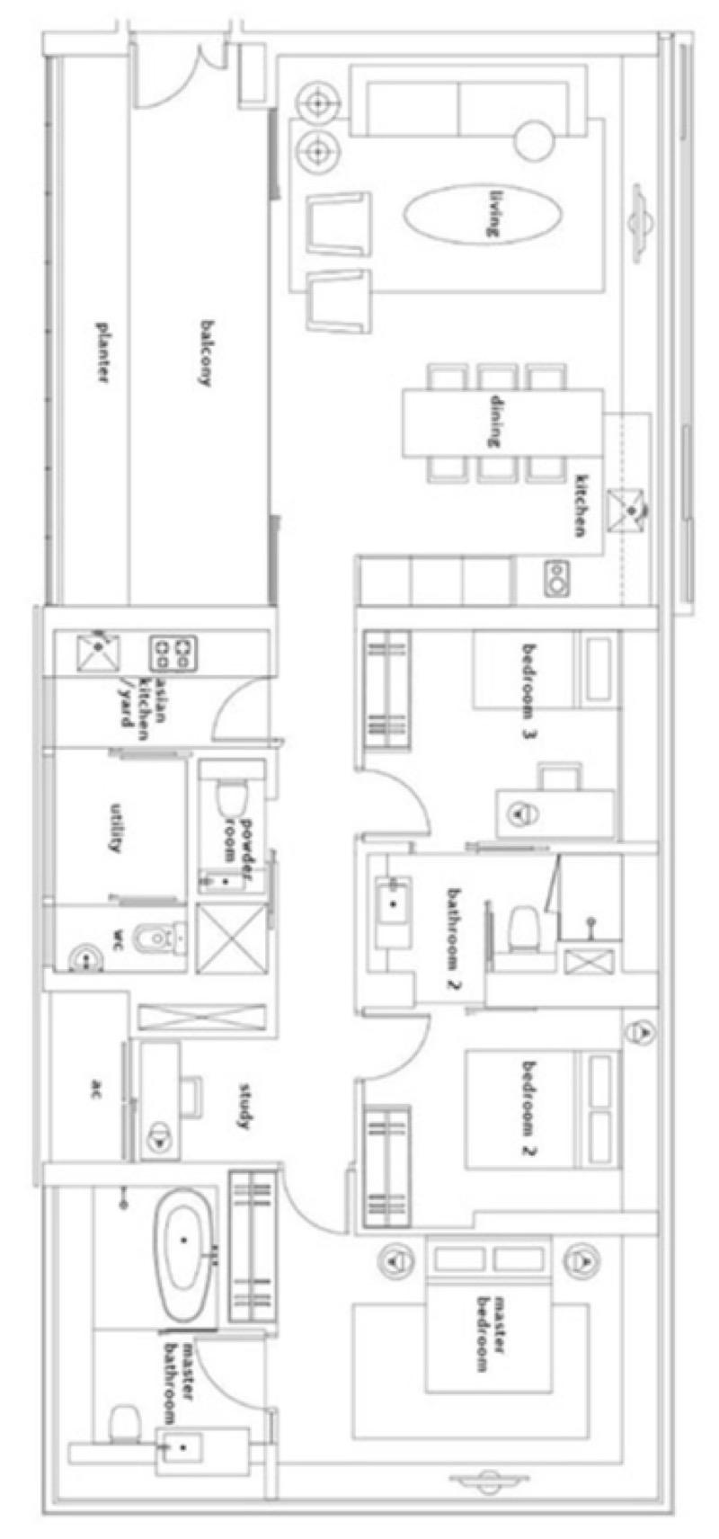 Condominium for Sale, OUE Twin Peaks Condominium For Sale, $4,700,000, 3 Bed 4 Bath 1,603 sqft $2,932.00 psf, SGD 4,700,000