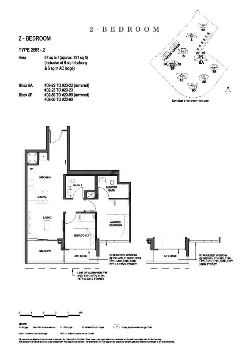 Condominium for Sale, Parc Clematis Condominium For Sale, $1,390,000, 2 Bed 2 Bath 721 sqft $1,928.00 psf, SGD 1,390,000
