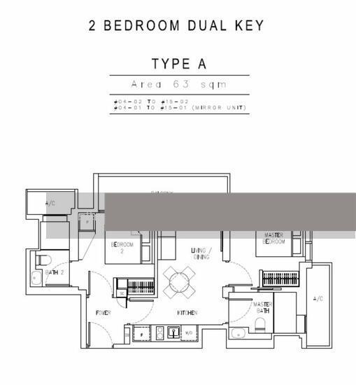 Condominium for Sale, 120 Grange Condominium For Sale, $2,100,000, 2 Bed 2 Bath 678 sqft $3,097.00 psf, SGD 2,100,000 | Freehold