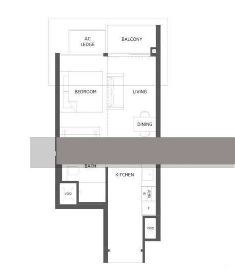 Apartment for Sale, Parc Esta Apartment For Sale, $900,000, 1 Bed 1 Bath 420 sqft $2,143.00 psf, SGD 900,000 | 99-year Leasehold