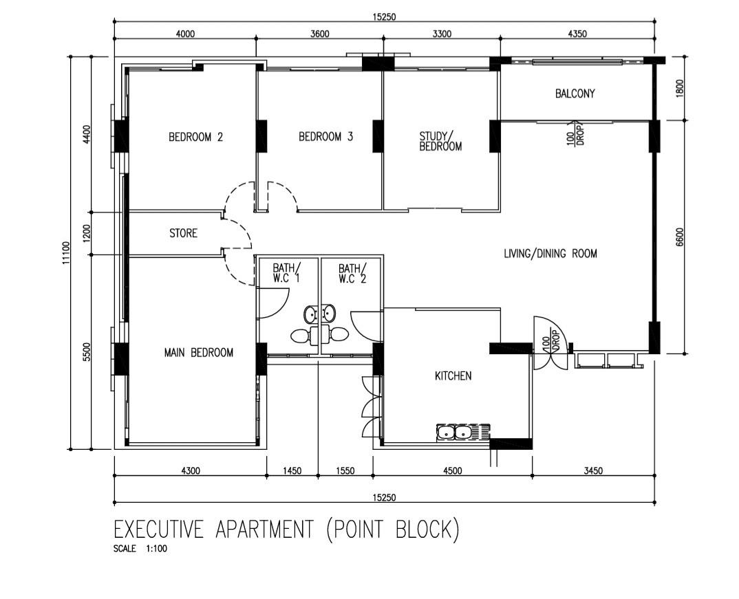 HDB Apartment for Sale, 633 Bedok Reservoir Road HDB Apartment For Sale, $950,000, 4 Bed 2 Bath 1,528 sqft $622.00 psf, SGD 950,000
