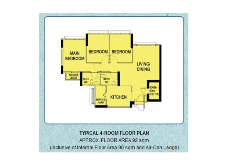 HDB Apartment for Sale, 278B Compassvale Bow HDB Apartment For Sale, $900,000, 3 Bed 2 Bath 990 sqft $909.00 psf, SGD 900,000 | 99-year Leasehold