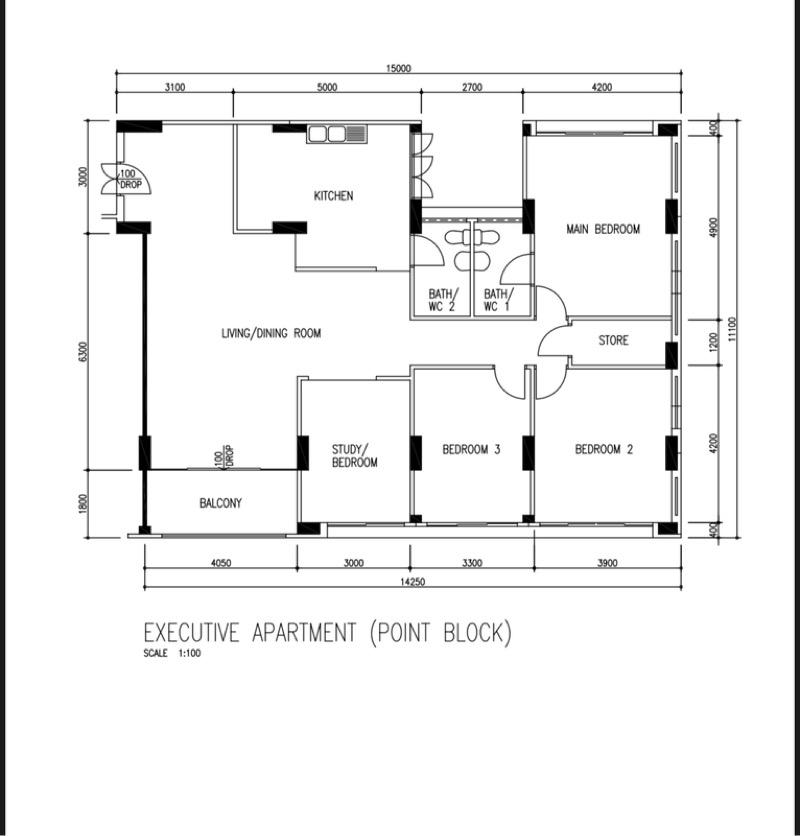 HDB Apartment for Sale, 134 Teck Whye Lane HDB Apartment For Sale, $860,000, 4 Bed 2 Bath 1,560 sqft $551.00 psf, SGD 860,000 | 99-year Leasehold