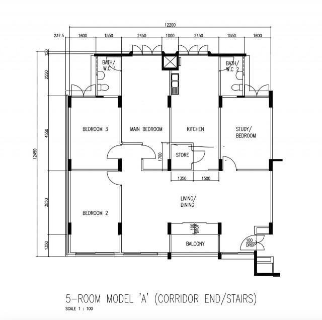 HDB Apartment for Sale. 