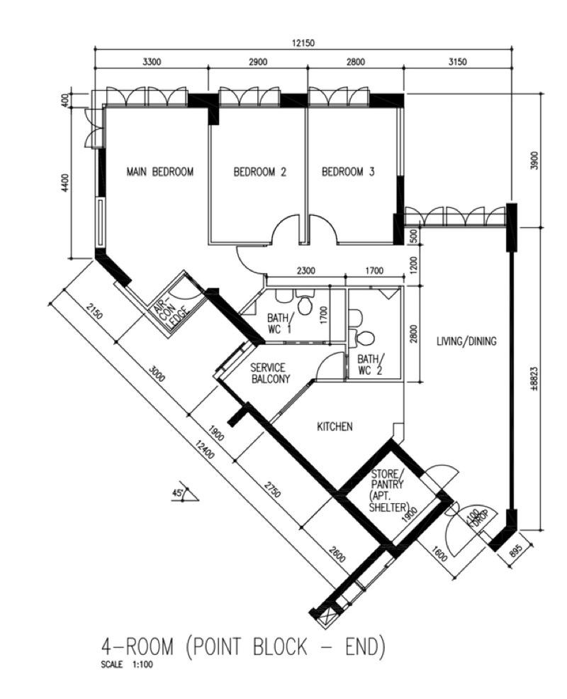 HDB Apartment for Sale, 109B Depot Road HDB Apartment For Sale, $768,888, 3 Bed 2 Bath 1,076 sqft $715.00 psf, SGD 768,888 | 99-year Leasehold