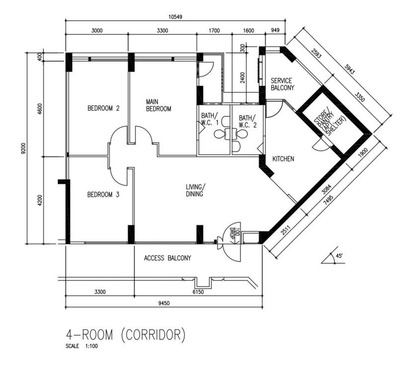 HDB Apartment for Sale, 553 Woodlands Drive 44 HDB Apartment For Sale, $638,000, 3 Bed 2 Bath 1,087 sqft $587.00 psf, SGD 638,000 | 99-year Leasehold