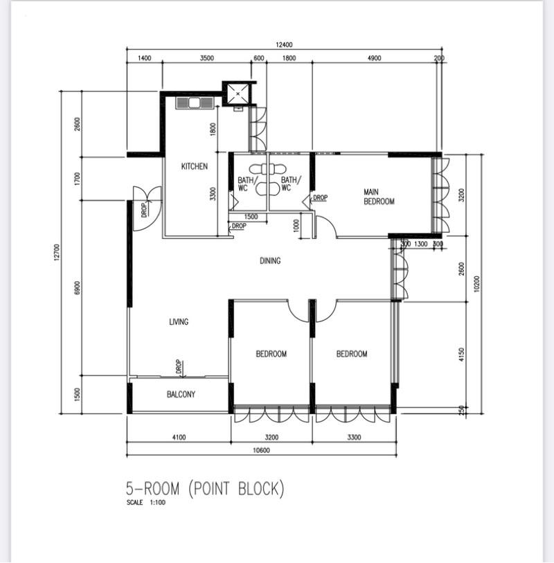 HDB Apartment for Sale, 53 Telok Blangah Drive HDB Apartment For Sale, $790,000, 3 Bed 2 Bath 1,291 sqft $612.00 psf, SGD 790,000 | 99-year Leasehold