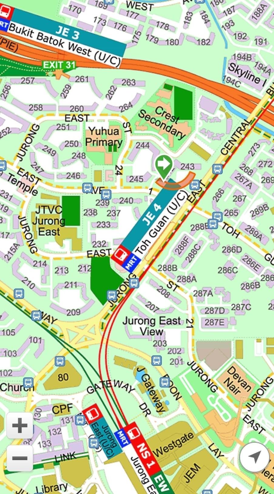 HDB Apartment for Sale, 241 Jurong East Street 24 HDB Apartment For Sale, $420,000, 2 Bed 2 Bath 721 sqft $583.00 psf, SGD 420,000 | 99-year Leasehold