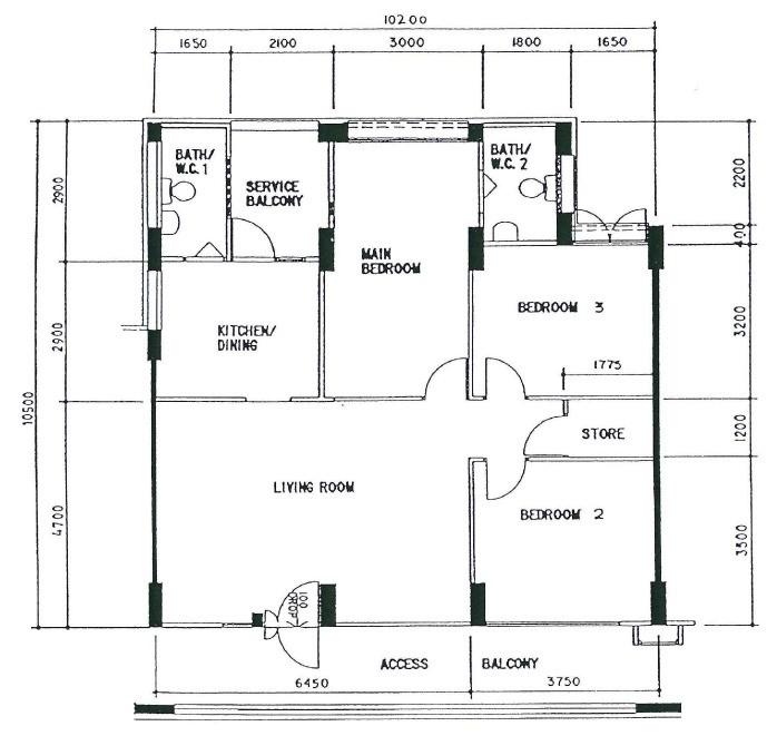 HDB Apartment for Sale, 742 Woodlands Circle HDB Apartment For Sale, $560,000, 3 Bed 2 Bath 1,098 sqft $510.00 psf, SGD 560,000 | 99-year Leasehold