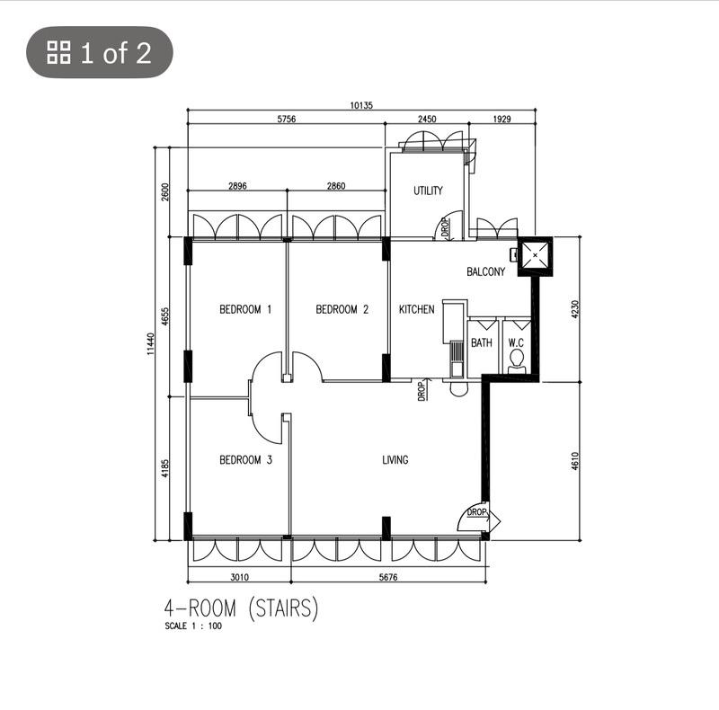 HDB Apartment for Sale, 204 Toa Payoh North HDB Apartment For Sale, $499,000, 3 Bed 1 Bath 936 sqft $533.00 psf, SGD 499,000 | 99-year Leasehold