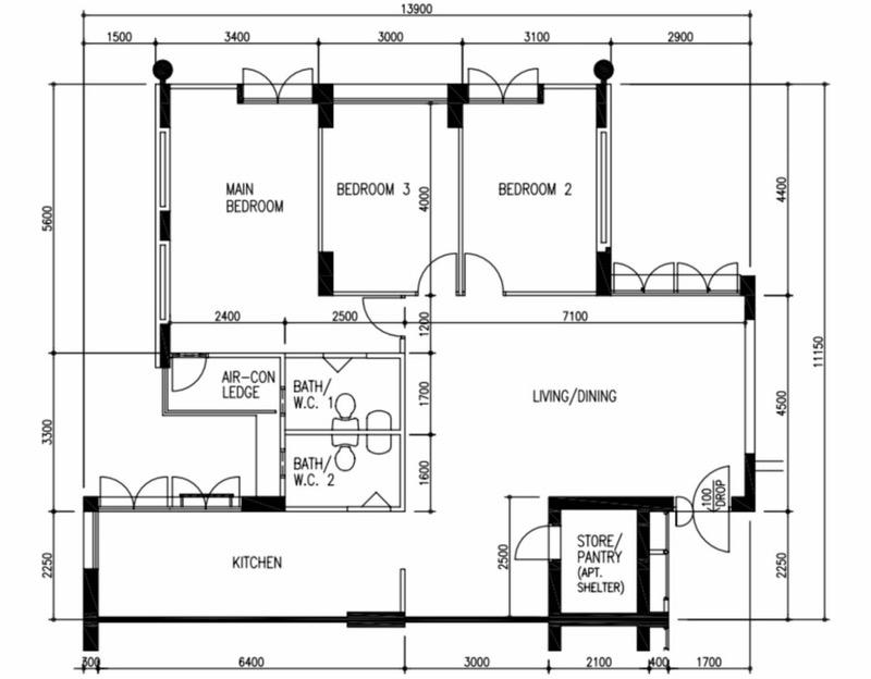 HDB Apartment for Sale, 470 Sembawang Drive HDB Apartment For Sale, $588,000, 3 Bed 2 Bath 1,184 sqft $497.00 psf, SGD 588,000 | 99-year Leasehold