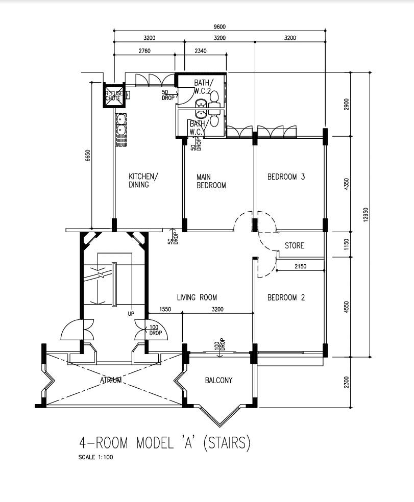 HDB Apartment for Sale, 25 Teban Gardens Road HDB Apartment For Sale, $538,888, 3 Bed 2 Bath 1,152 sqft $468.00 psf, SGD 538,888 | 99-year Leasehold