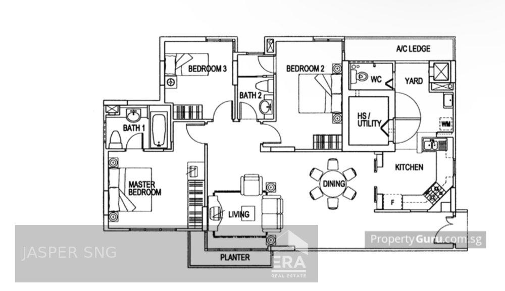 Condominium for Sale, Yishun Avenue 6 Lilydale, SGD 1,170,000 | Leasehold 99