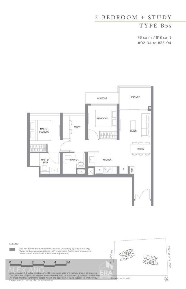 Condominium for Sale, West Coast Vale Twin Vew, SGD 1,580,000 | Leasehold 99