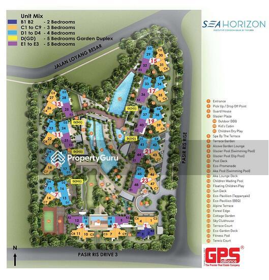 Condominium for Sale, Sea Horizon, SGD 1,650,000 | 99-year lease