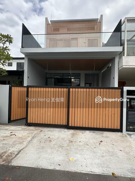 Terrace for Sale, Open House – Almost Sold! Wide Frontage! Brand New 2.5 Sty Home w. Mezzanine & Lift, SGD 5,800,000 | 999-year lease