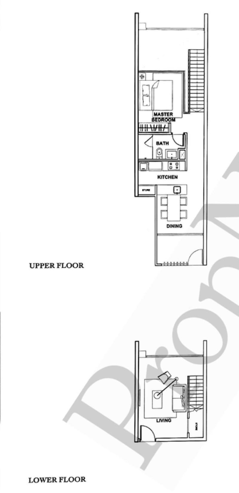 Apartment for Sale, The Rochester Residences Apartment For Sale, $1,300,000, 1 Bed 1 Bath 840 sqft $1,548.00 psf, SGD 1,300,000 | 99-year Leasehold