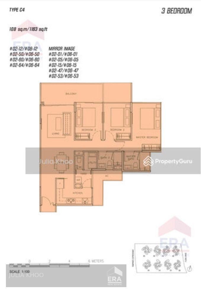 Condominium for Sale, Flora Drive Parc Olympia, SGD 1,428,000 | Leasehold 99