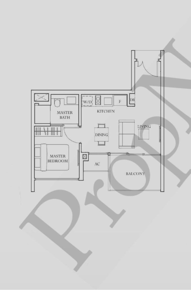 Condominium for Sale, The Inflora Condominium For Sale, $710,000, 1 Bed 1 Bath 463 sqft $1,533.00 psf, SGD 710,000 | 99-year Leasehold