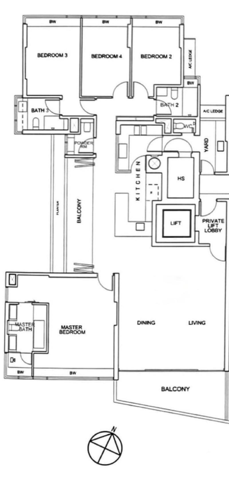 Condominium for Sale, Silversea Condominium For Sale, $5,250,000, 4 Bed 2 Bath 2,530 sqft $2,075.00 psf, SGD 5,250,000 | 99-year Leasehold