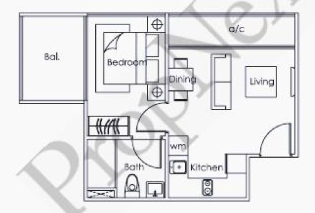 Apartment for Sale, Loft @ Stevens Apartment For Sale, $999,999, 1 Bed 1 Bath 441 sqft $2,268.00 psf, SGD 999,999 | Freehold