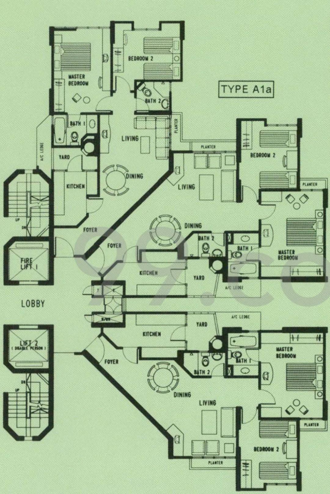 Apartment for Sale, Maysprings Apartment For Sale, $1,199,000, 2 Bed 2 Bath 915 sqft $1,310.00 psf, SGD 1,199,000 | 99-year Leasehold