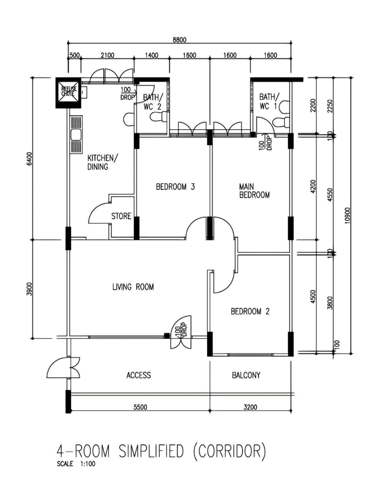 HDB Apartment for Sale, 149 Bishan Street 11 HDB Apartment For Sale, $610,000, 3 Bed 2 Bath 904 sqft $675.00 psf, SGD 610,000 | 99-year Leasehold