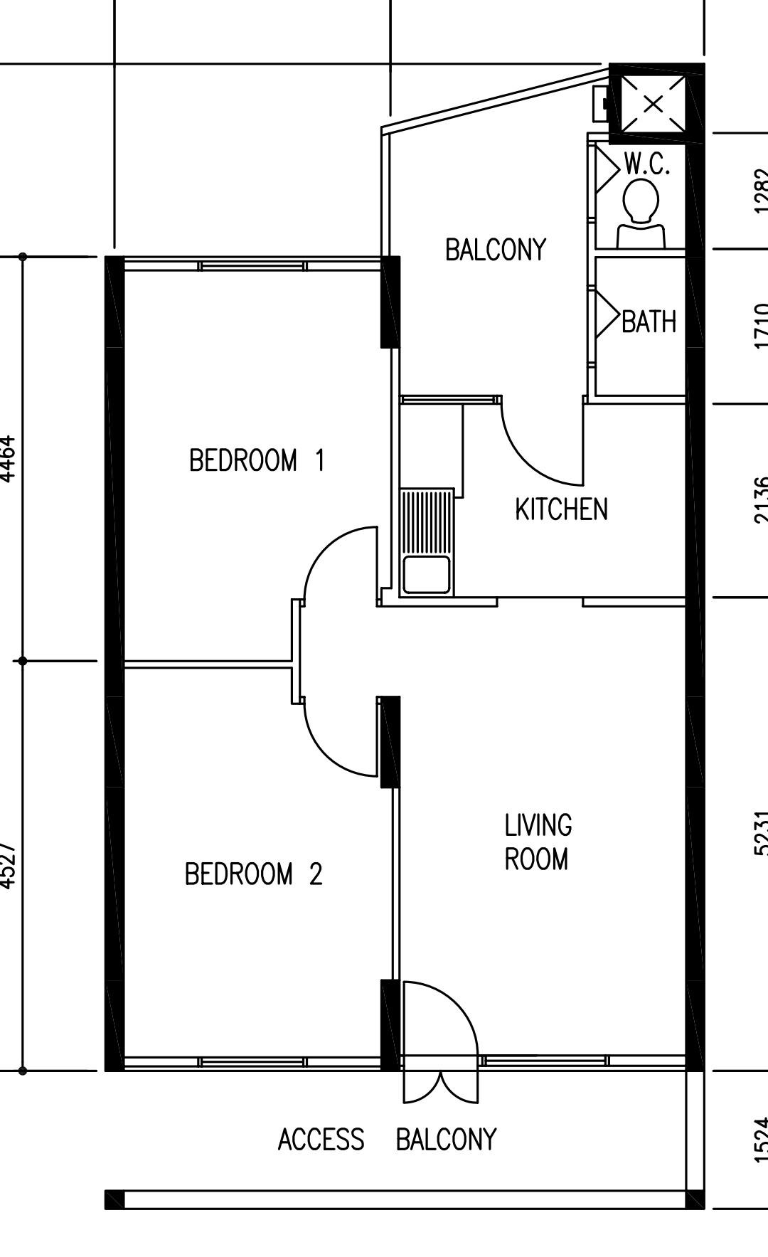 HDB Apartment for Sale, 116 Lorong 2 Toa Payoh HDB Apartment For Sale, $499,000, 2 Bed 1 Bath 775 sqft $644.00 psf, SGD 499,000 | 99-year Leasehold
