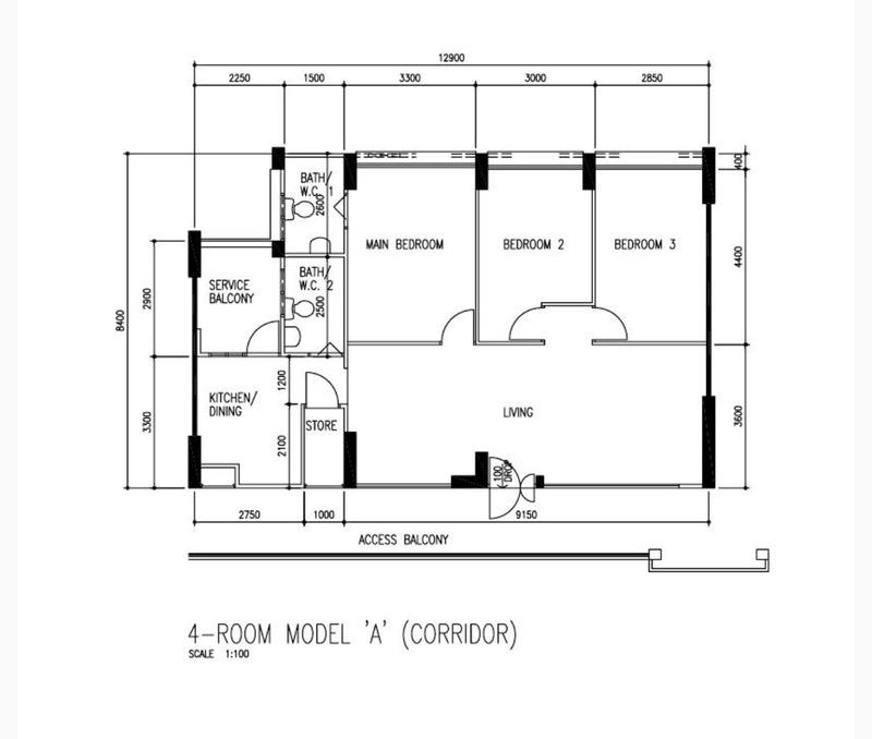 HDB Apartment for Sale. 