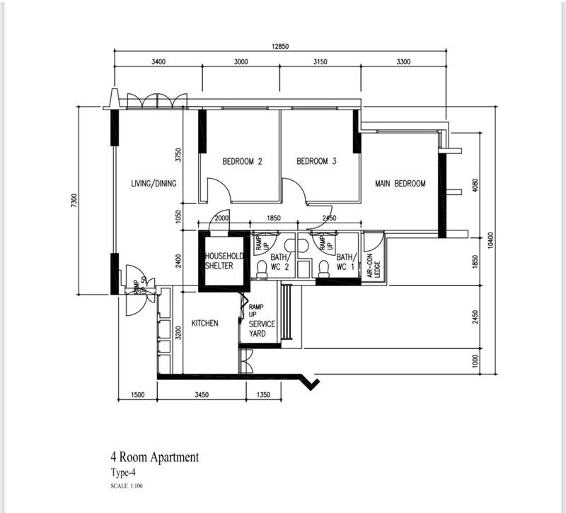HDB Apartment for Sale, 209C Compassvale Lane HDB Apartment For Sale, $668,000, 3 Bed 2 Bath 990 sqft $675.00 psf, SGD 668,000 | 99-year Leasehold