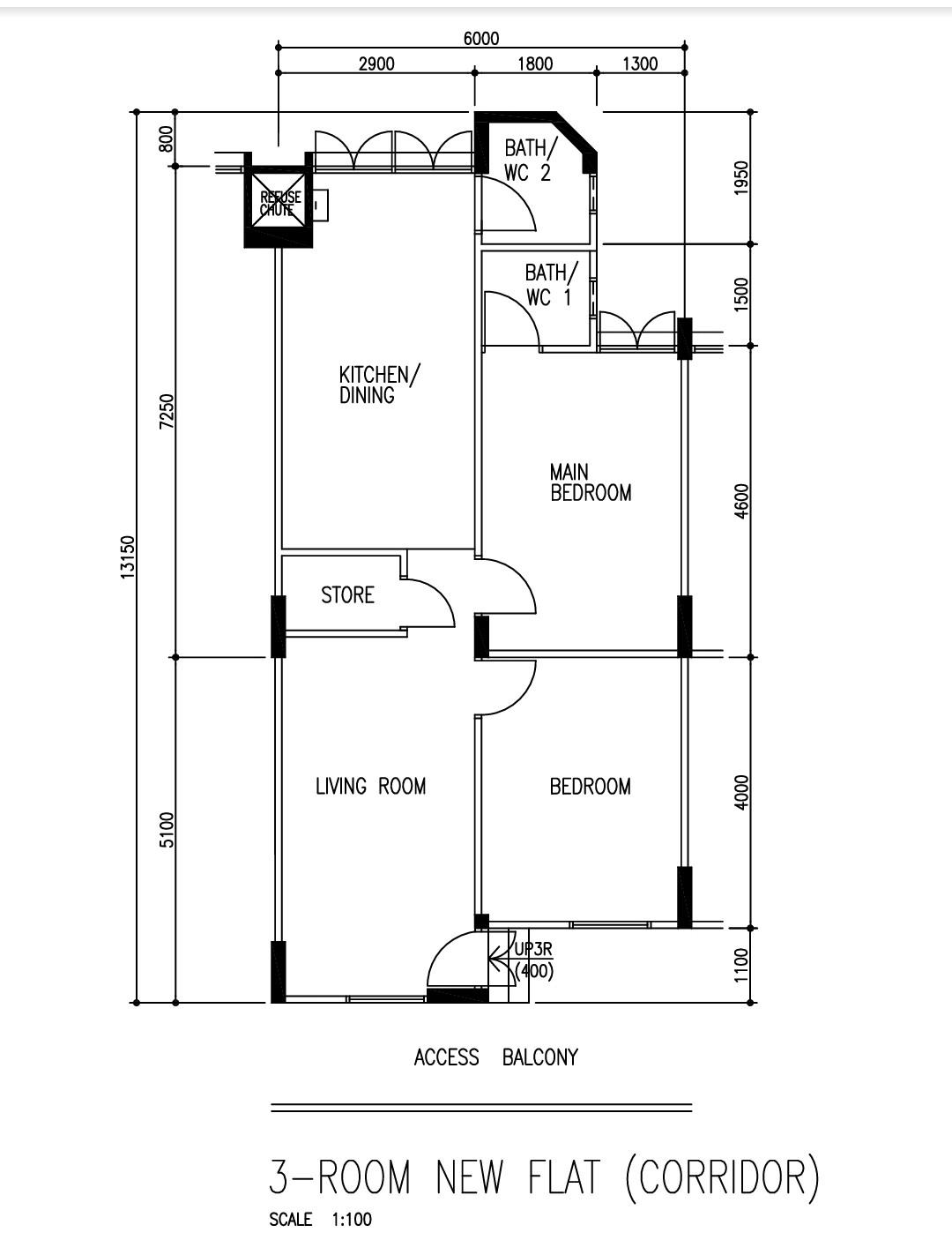 HDB Apartment for Sale. 