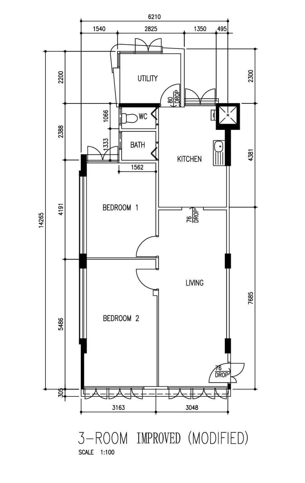 HDB Apartment for Sale, 231 Lorong 8 Toa Payoh HDB Apartment For Sale, $420,000, 2 Bed 2 Bath 818 sqft $513.00 psf, SGD 420,000 | 99-year Leasehold