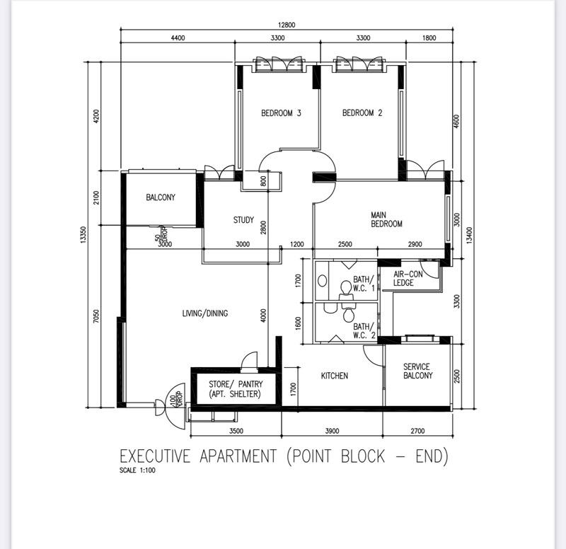 HDB Apartment for Sale, 423 Canberra Road HDB Apartment For Sale, $790,000, 3 Bed 2 Bath 1,399 sqft $565.00 psf, SGD 790,000 | 99-year Leasehold