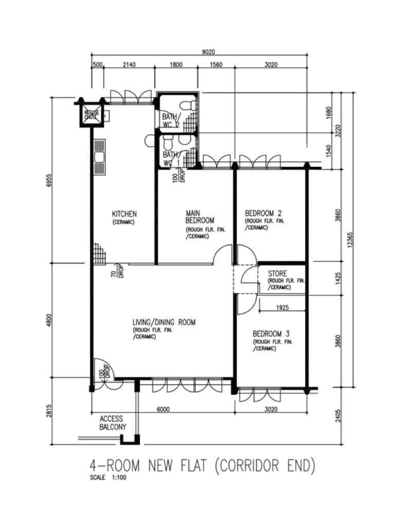 HDB Apartment for Sale. 