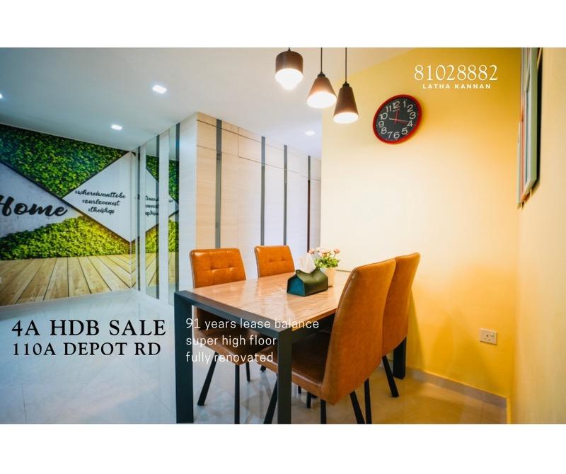 Prop-GPT: HDB Apartment: D04 Telok Blangah 4A HDB SALE 110A DEPOT ROAD