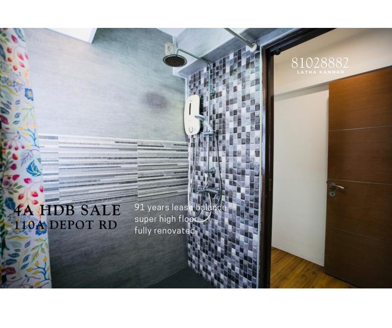 HDB Apartment for Sale, 4A HDB SALE 110A DEPOT ROAD HDB Apartment For Sale, $958,888, 3 Bed 2 Bath 990 sqft $969.00 psf, SGD 958,888 | 99-year Leasehold