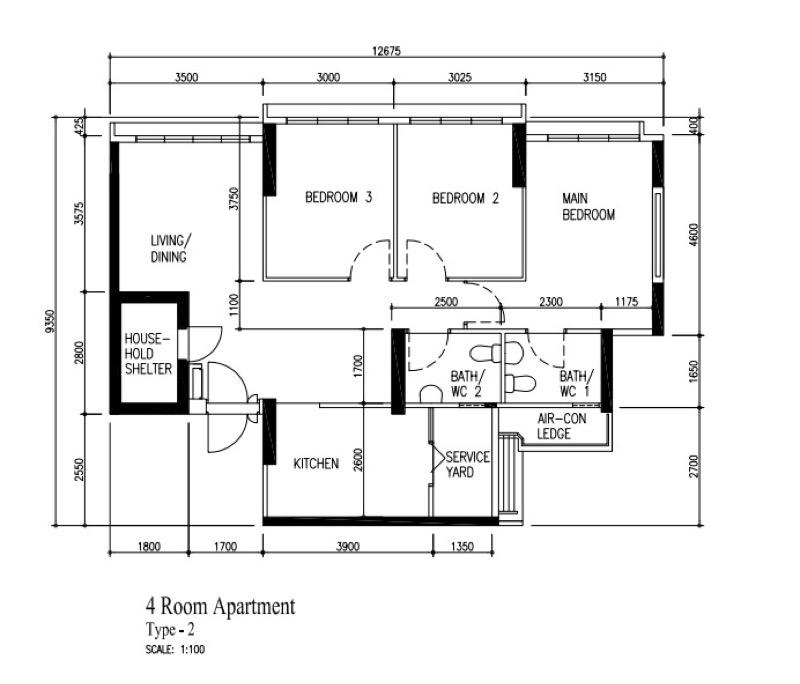 HDB Apartment for Sale. 