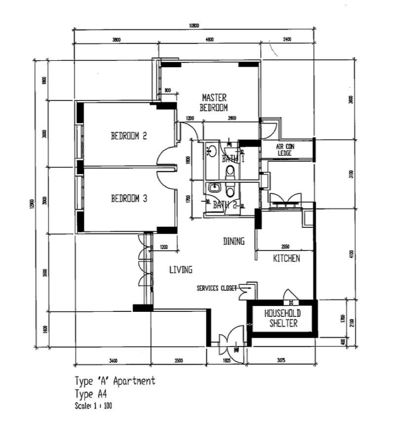HDB Apartment for Sale. 