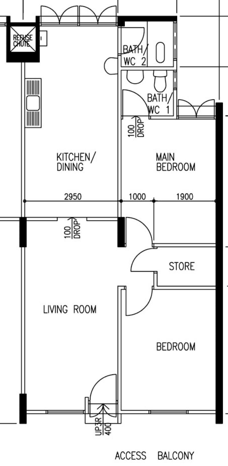 HDB Apartment for Sale, 827 Tampines Street 81 HDB Apartment For Sale, $495,000, 2 Bed 2 Bath 721 sqft $687.00 psf, SGD 495,000 | 99-year Leasehold