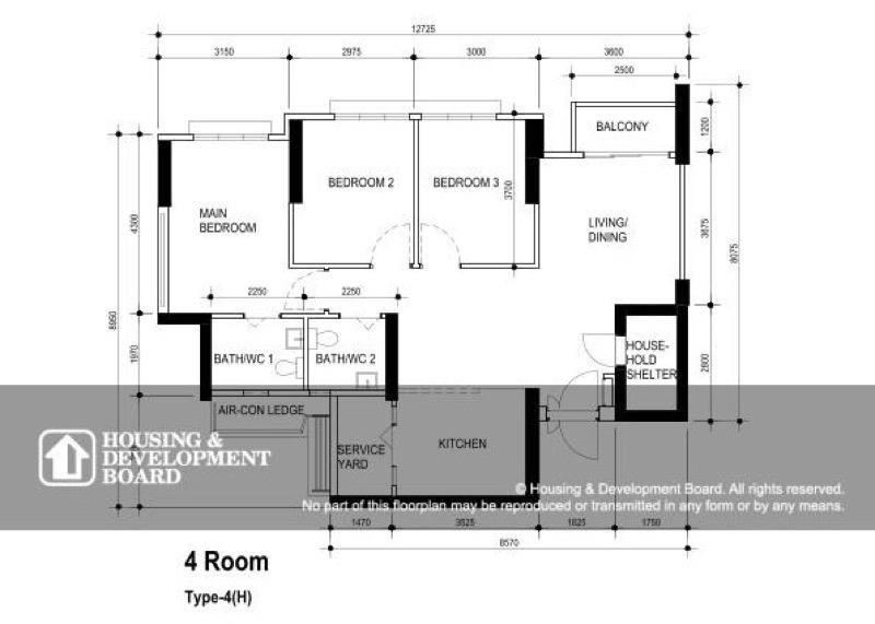 HDB Apartment for Sale, 126A CANBERRA STREET HDB Apartment For Sale, $749,000, 3 Bed 2 Bath 1,033 sqft $725.00 psf, SGD 749,000