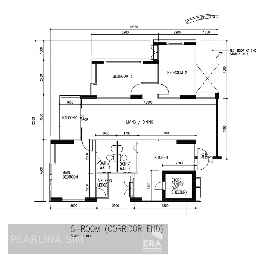 HDB - 3 room for Sale, Pine Close 11 Pine Close, SGD 1,080,000 | Leasehold