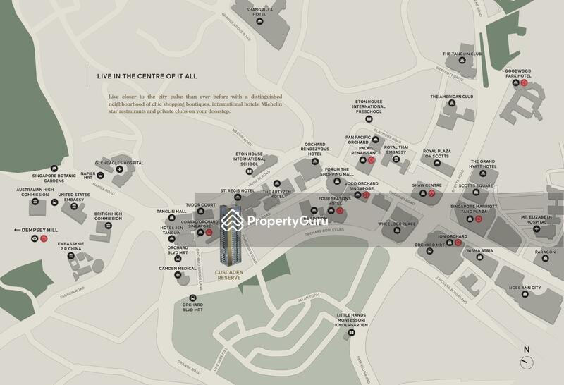 Condominium for Sale, Cuscaden Reserve, SGD 3,100,000 | 99-year lease